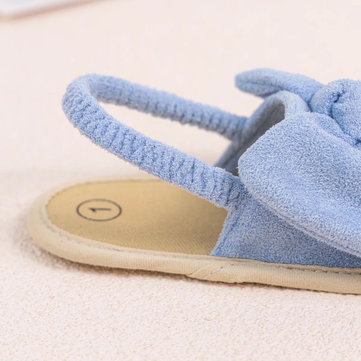 Été bébé filles sandales mode nœud semelle souple chaussures décontractées coton confortable enfant en bas âge chaussures plage bébé sandales 0-18 mois