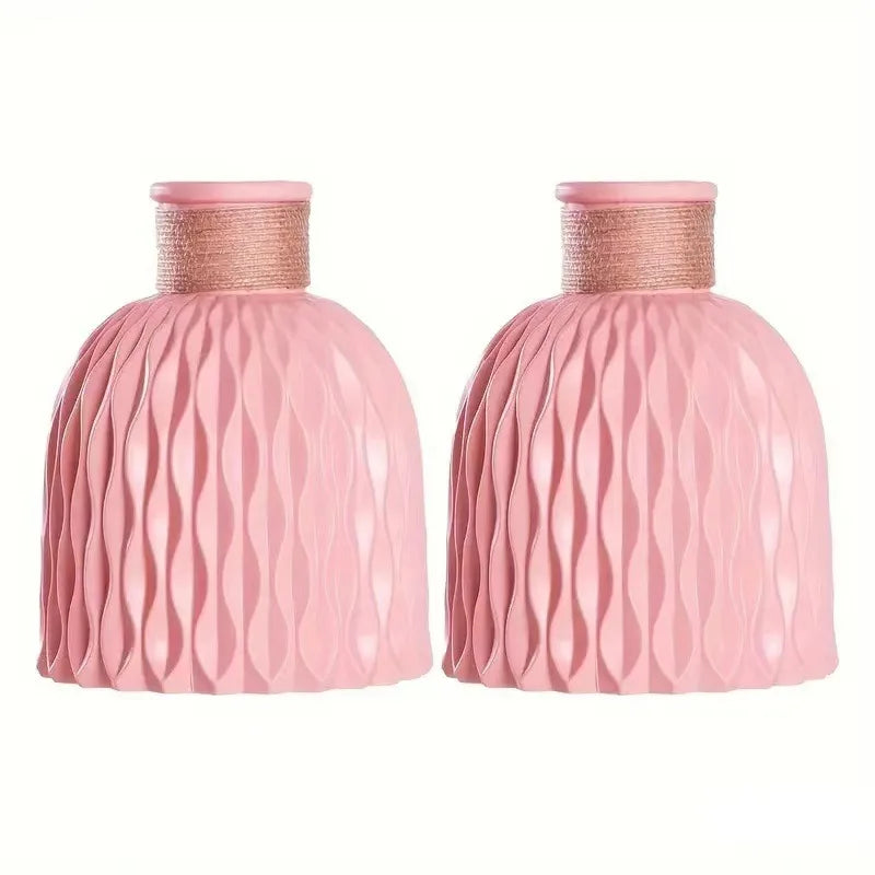 Vase à fleurs en plastique, Vase en fausse céramique pour la décoration de la maison, arrangements floraux, décoration de la maison, Vase à fleurs, centre commercial, décoration de Table