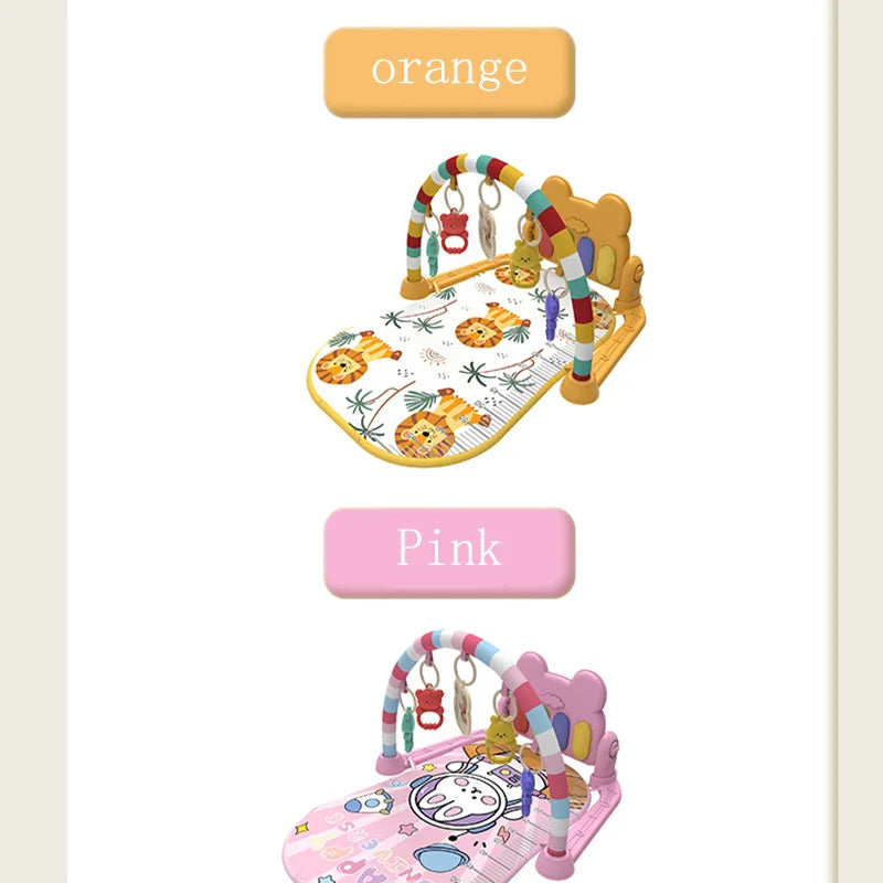 Support de Fitness pour bébé, jeu de musique, jouets d'activité de gymnastique, couverture rampante pour Piano pour nouveau-né, tapis de jeu à pédales, éducation précoce, cadeaux de 0 à 36 mois