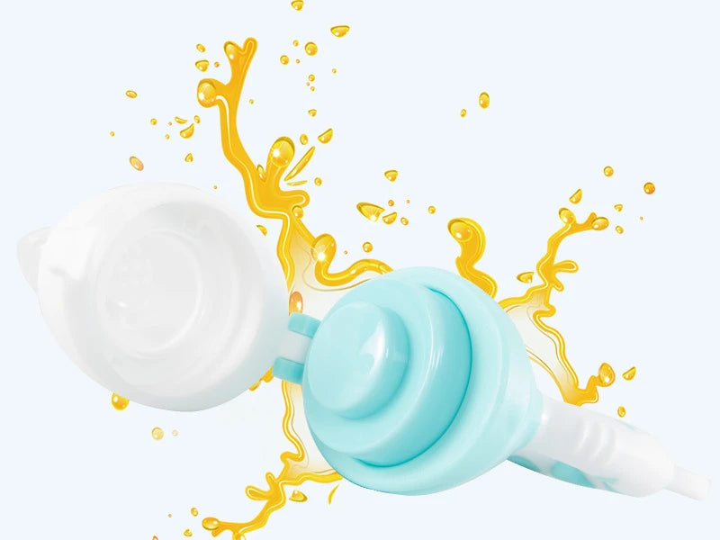 Cuillère d'alimentation pour bébé, extracteur de jus, tasse de sucette, molaires, biberon en Silicone, gomme, fruits, légumes, morsure, manger auxiliaire