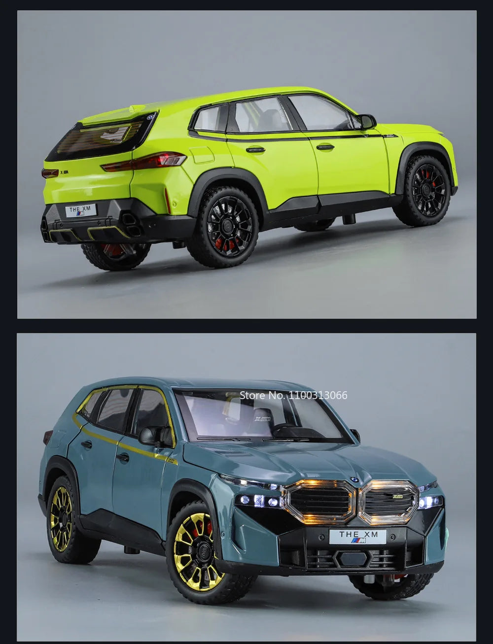 1/24 les modèles de voitures en alliage XM jouet moulé sous pression véhicules tout-terrain avec son léger fonction de traction SUV voiture jouets pour enfants garçons cadeaux