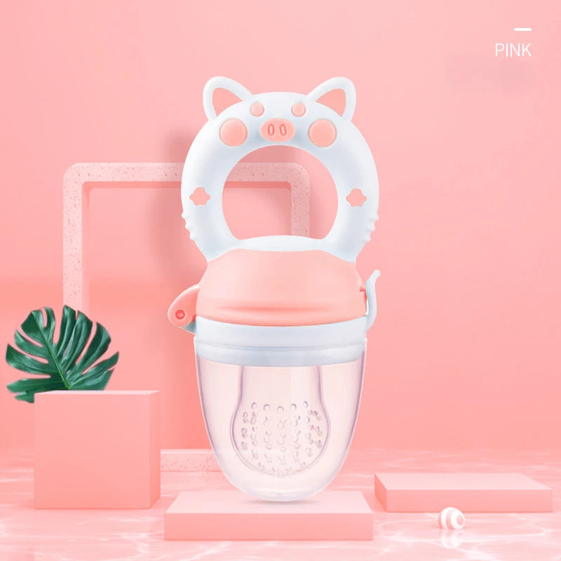 Cuillère d'alimentation pour bébé, extracteur de jus, tasse de sucette, molaires, biberon en Silicone, gomme, fruits, légumes, morsure, manger auxiliaire
