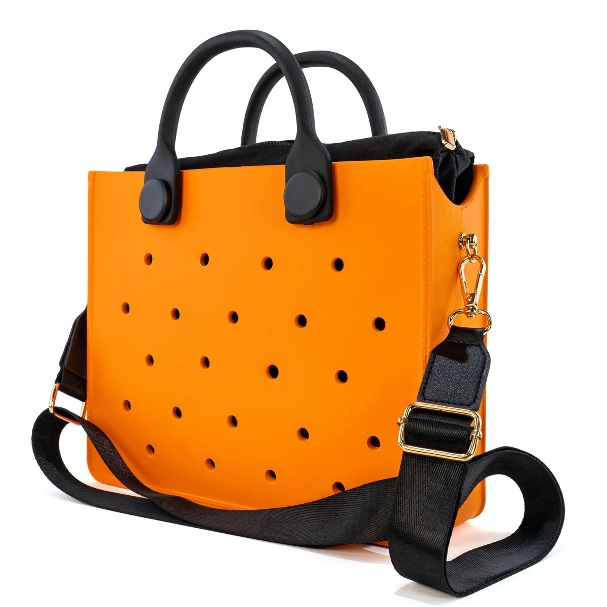 EVA grand sac à bandoulière en cuir sac à main fourre-tout sac de rangement pour femmes décontracté sac de plage étanche trou ajustement charme sac de rangement de mode