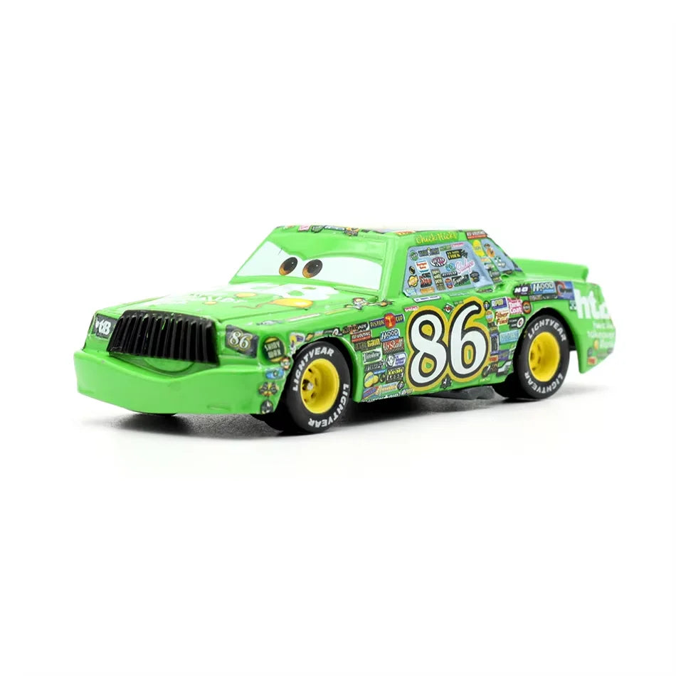 5 pièces Disney Pixar foudre McQueen voitures 1:55 véhicule moulé sous pression carrosserie en métal alliage matériel enfant modèle jouet voiture cadeau d'anniversaire