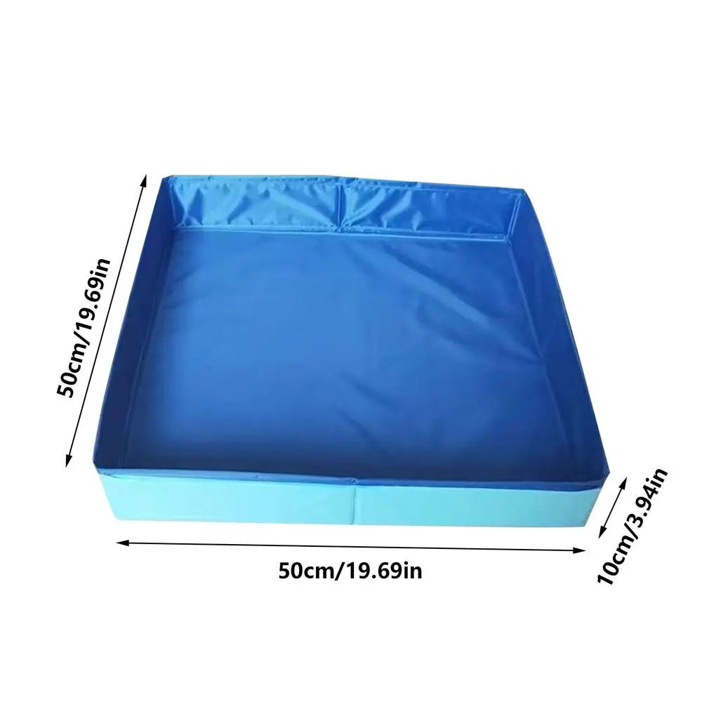 Piscine de bain pliable en PVC pour animaux de compagnie, pataugeoire pour chien, antidérapante, Non gonflable, pour chiots de compagnie, chats, autres animaux