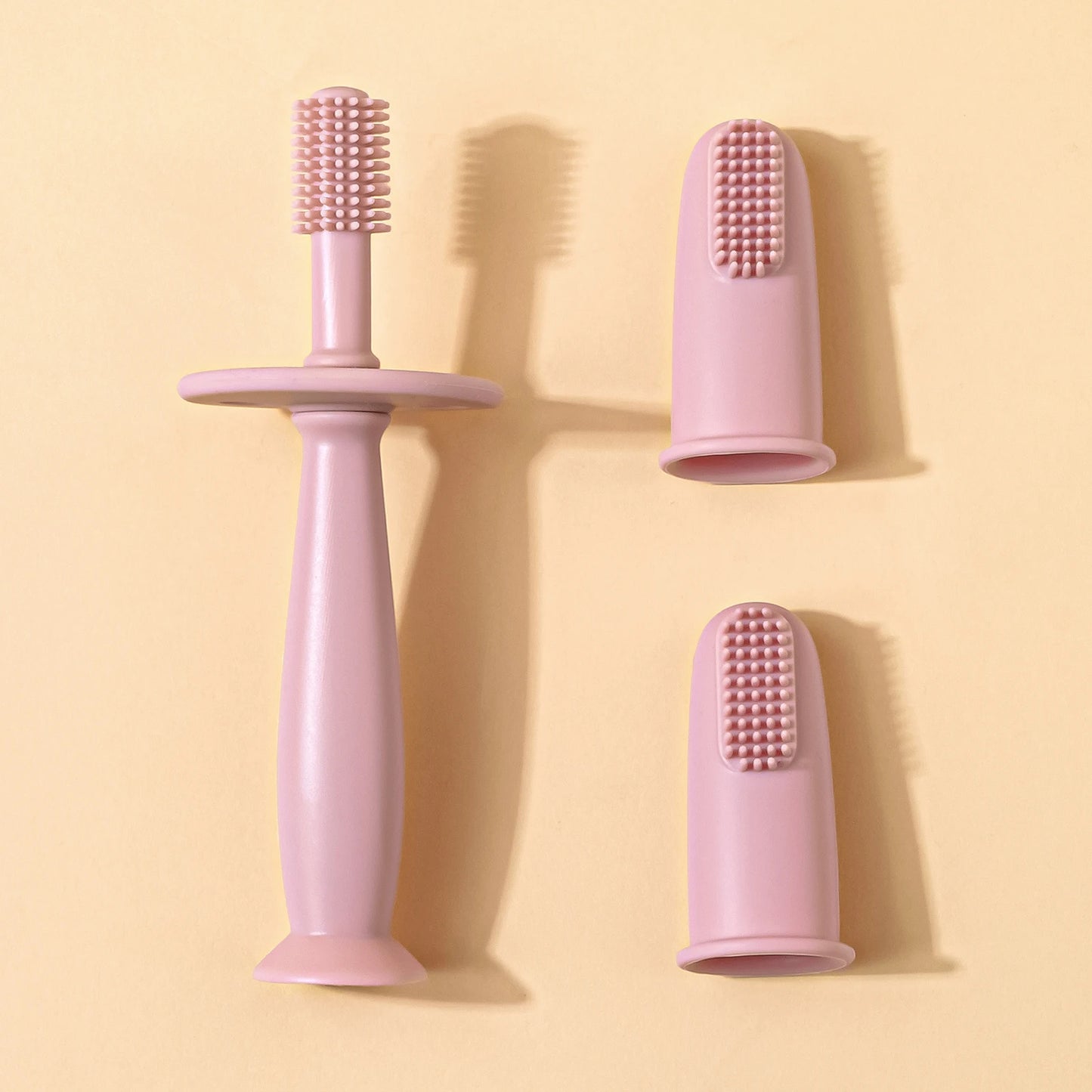 TYRY.HU 3 pièces brosse à dents pour bébé brosse à dents de nettoyage doux pour enfants sans BPA soins de santé bucco-dentaire pour bébé protection douce bébé