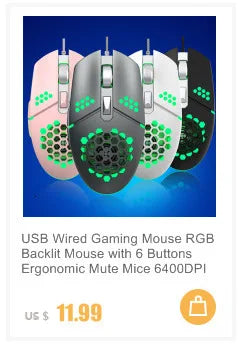 Souris Laser portable ergonomique, commande au pouce, sans fil, optique, filaire, USB, pour ordinateur portable et PC, nouvelle collection