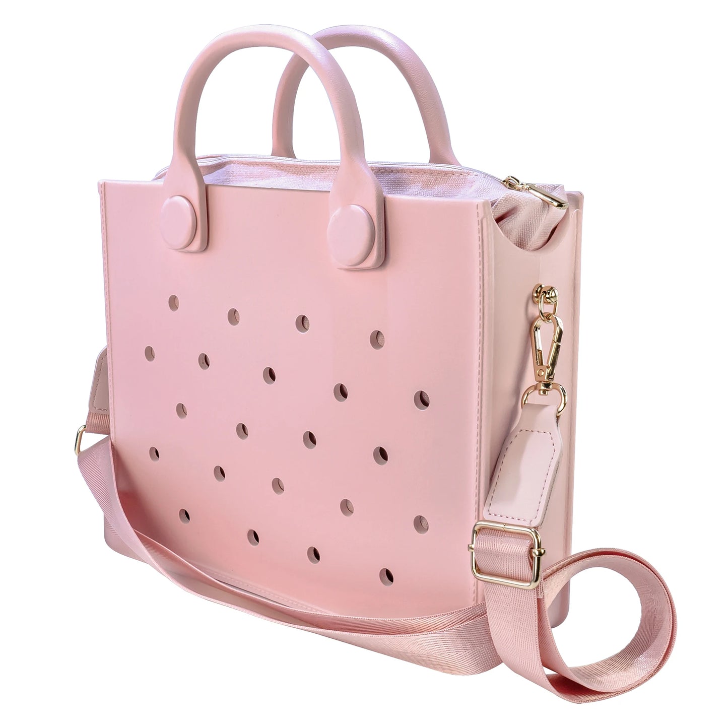 EVA grand sac à bandoulière en cuir sac à main fourre-tout sac de rangement pour femmes décontracté sac de plage étanche trou ajustement charme sac de rangement de mode