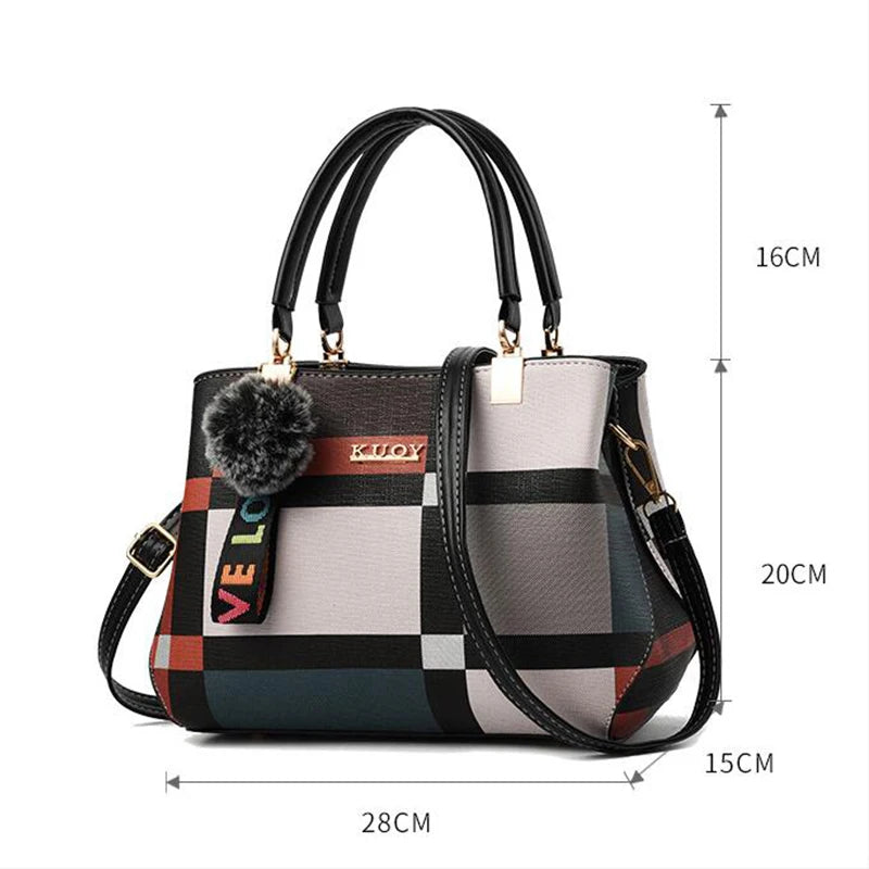 Sacs à bandoulière décontractés en cuir PU pour femmes, sac à main fourre-tout de luxe pour dames, grande capacité, sac initié au voyage