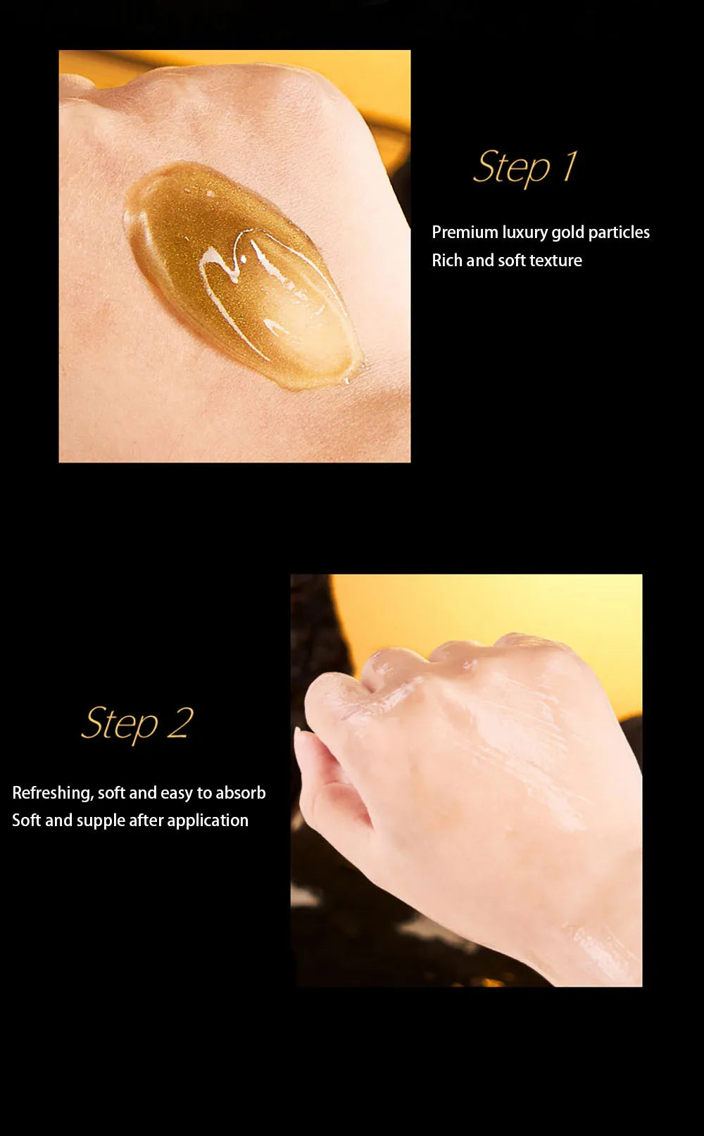 Crème pour le visage en feuille d'or aux algues, 50g, hydratante, raffermissante, contrôle de l'huile de la peau, crème de jour raffermissante, réparation des cellules endommagées