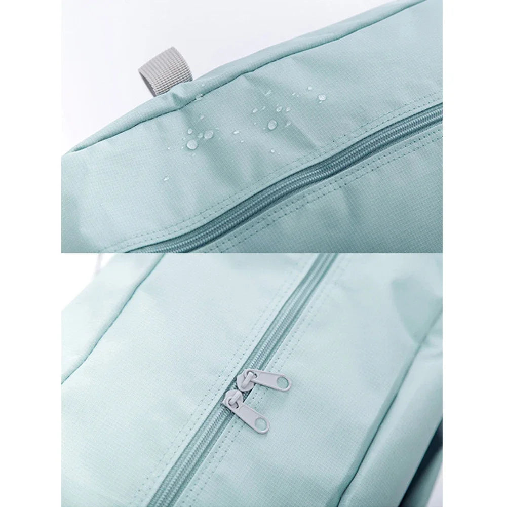 Sac de voyage pliant imperméable de couleur unie, sac à bagages léger de grande capacité