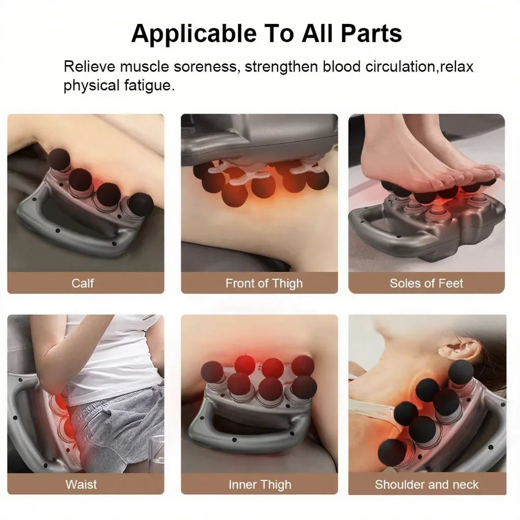Pistolet de Massage musculaire Fascia, haute fréquence, Machine de Massage du dos, du corps, de la taille, électrique professionnel, pour les épaules et les jambes