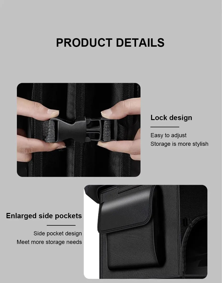 SEAMETAL-Coffre de Rangement Pliable, Étanche, Calandre Oxford, 110L, Grande Capacité, Évaluation de Voiture, Camping, Pêche, Facile à Transporter