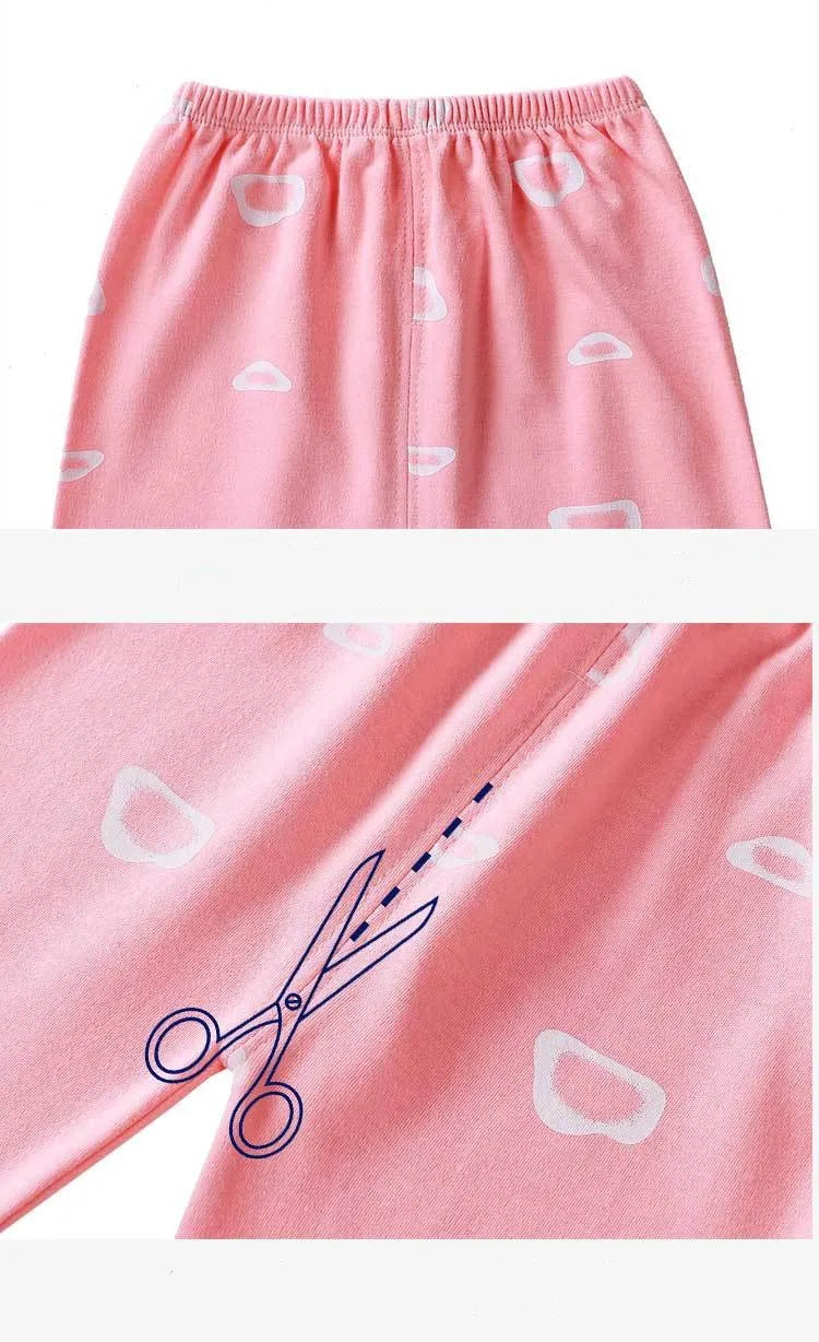 Pyjama en Coton pour Bébé Fille de 0 à 5 Ans, Ensemble de 2 Pièces, Vêtements d'Hiver Décontractés, Dessin Animé, Printemps