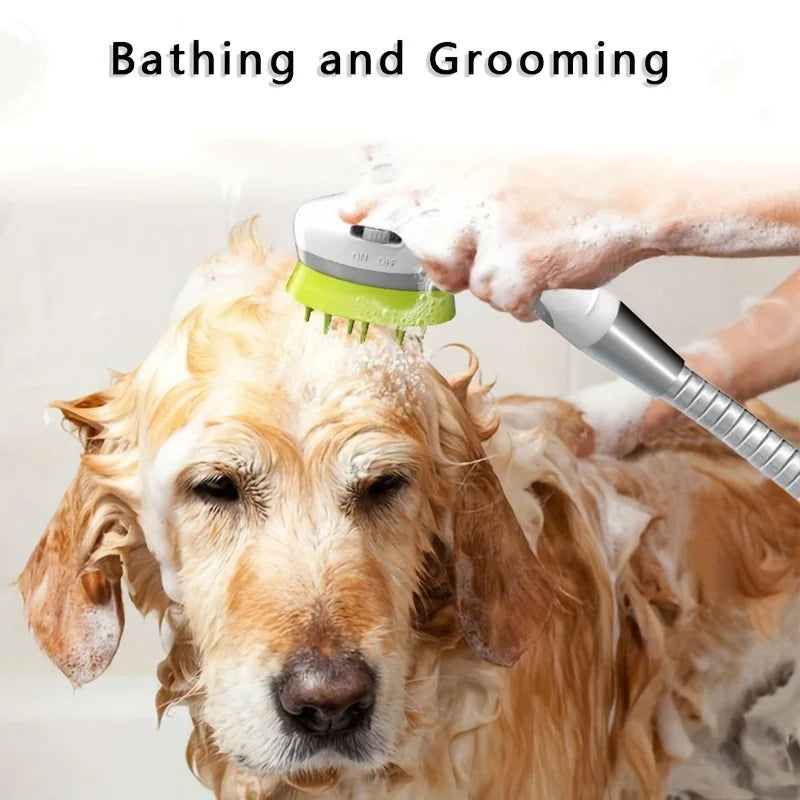 Spray de bain pour animaux de compagnie, pomme de douche, brosse de Massage, gant pour chiens, fournitures de bain, animalerie, vente en gros, accessoires pour chiens, 1 pièce