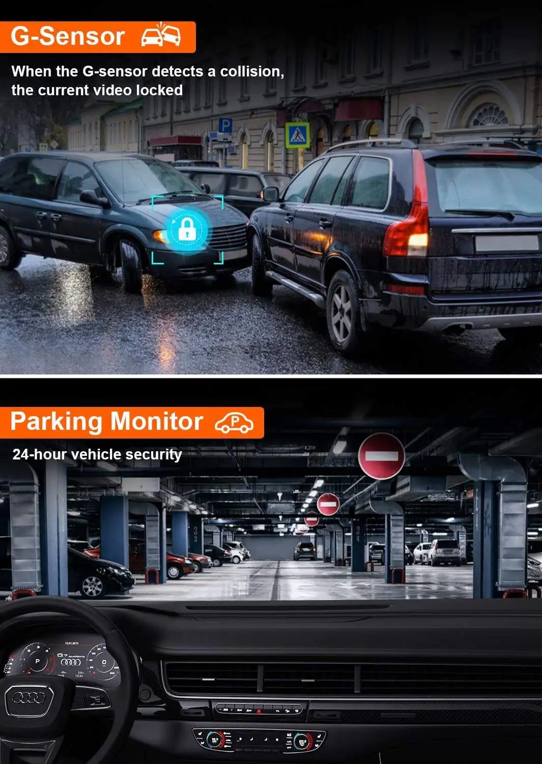 NOUVEAU 360 ° Caméra de voiture 3/4 objectif 1080P Dash Cam Auto 1080P caméra d'enregistrement de voiture voiture DVR avant gauche droite caméra de recul boîte noire dashcam voiture,caméra de recul,caméra voiture