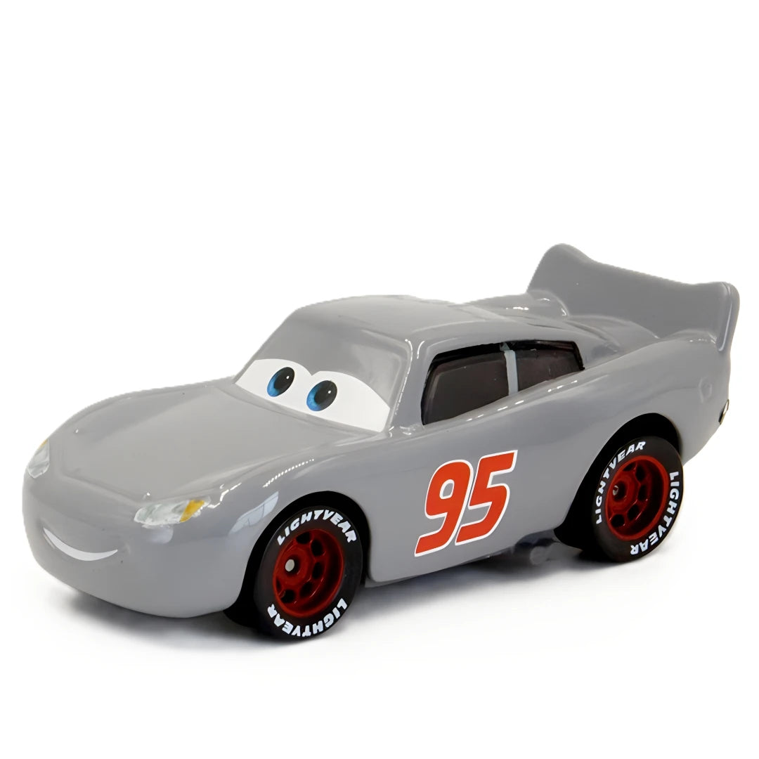 Disney Pixar-Voitures Rains Mcqueen Mack UnmunCollection pour enfants, véhicules moulés sous pression, modèle de jouet en alliage, cadeau, 3 jouets, 1:55