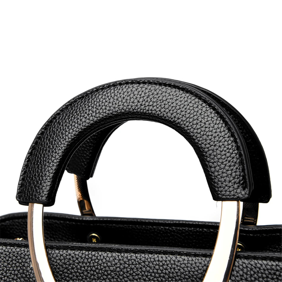 VANDERWAH véritable haute qualité en cuir fourre-tout décontracté sacs à main de luxe femmes sacs concepteur épaule sacs à bandoulière pour les femmes 2024