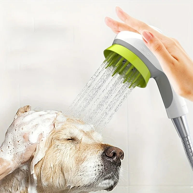 Spray de bain pour animaux de compagnie, pomme de douche, brosse de Massage, gant pour chiens, fournitures de bain, animalerie, vente en gros, accessoires pour chiens, 1 pièce