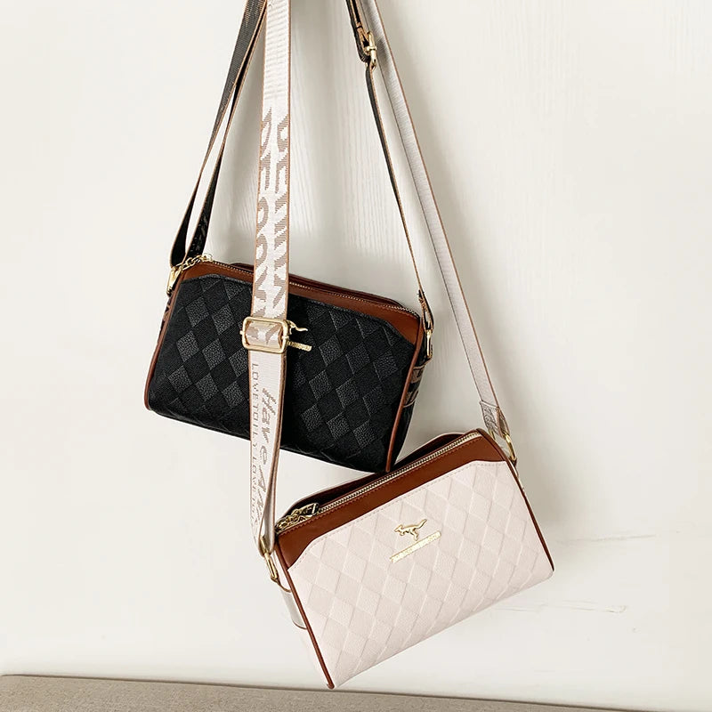 Luxe de haute qualité femmes Sac de messager célèbre concepteur dame sacs à bandoulière à la mode à carreaux à la mode bandoulière Bolsas Sac A