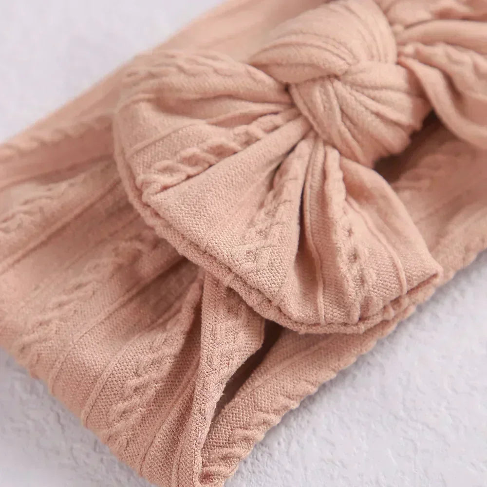 Bandeau élastique en Jacquard avec nœud papillon pour bébés, couvre-chef à nœud papillon, mignon, pour bébés filles, photographie pour nouveau-nés