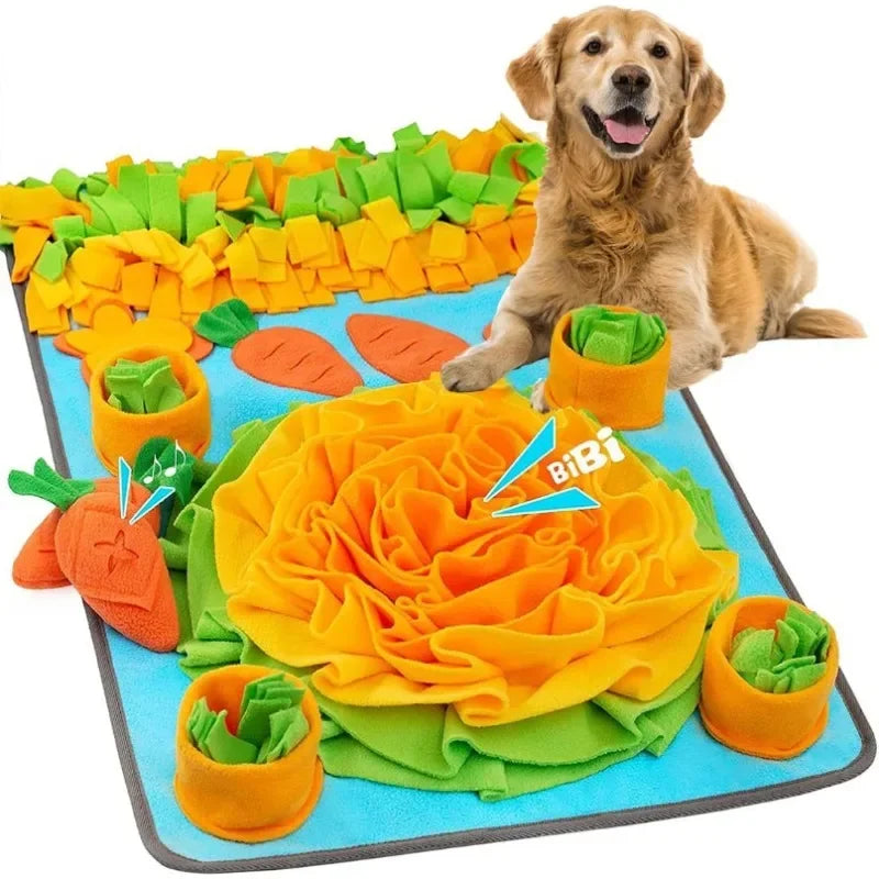 Grand tapis à renifler pour chiens, entraînement interactif pour animaux de compagnie et soulagement du Stress, tapis d'alimentation à renifler, mangeoire lente, tapis de friandises pour chiens, jouets pour chiens