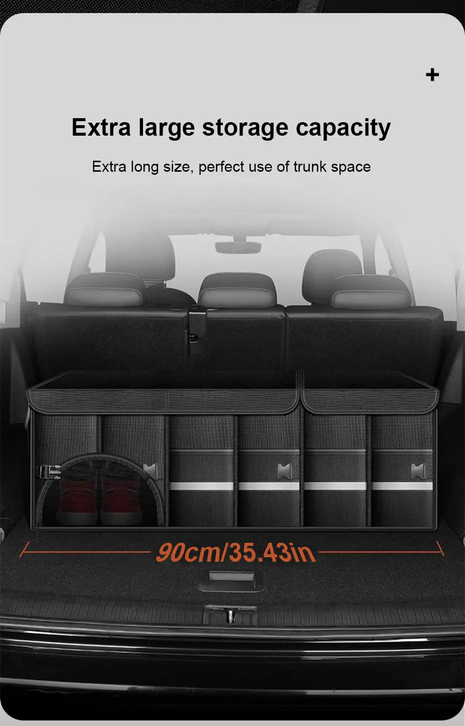 SEAMETAL-Coffre de Rangement Pliable, Étanche, Calandre Oxford, 110L, Grande Capacité, Évaluation de Voiture, Camping, Pêche, Facile à Transporter