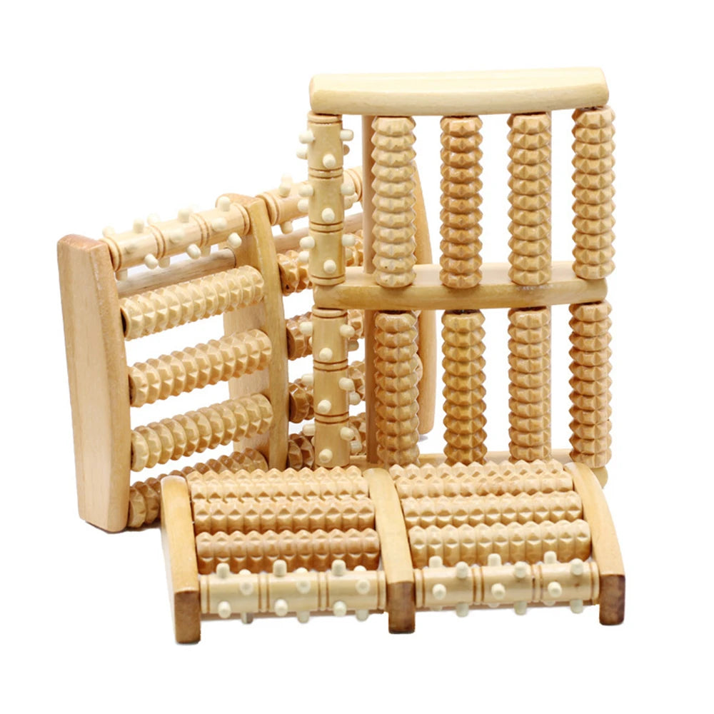 Rouleau de pied en bois, soins en bois, Massage, réflexologie, relaxation musculaire, soulagement, cadeau de Spa, Anti-Cellulite, outils de soins