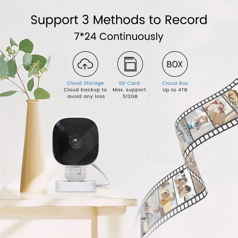Xiaomi 4K Mini caméra de sécurité couleur Vision nocturne moniteur WiFi IP65 étanche détection de mouvement Surveillance avec Audio bidirectionnel