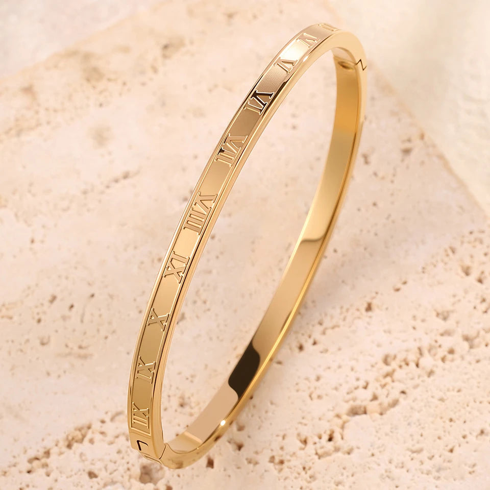 ZAKOL 5/1 pièces ensemble de bracelets en acier inoxydable incrusté de zircone scintillante pour femmes bracelets empilables mode ne se décolore pas bijoux cadeau
