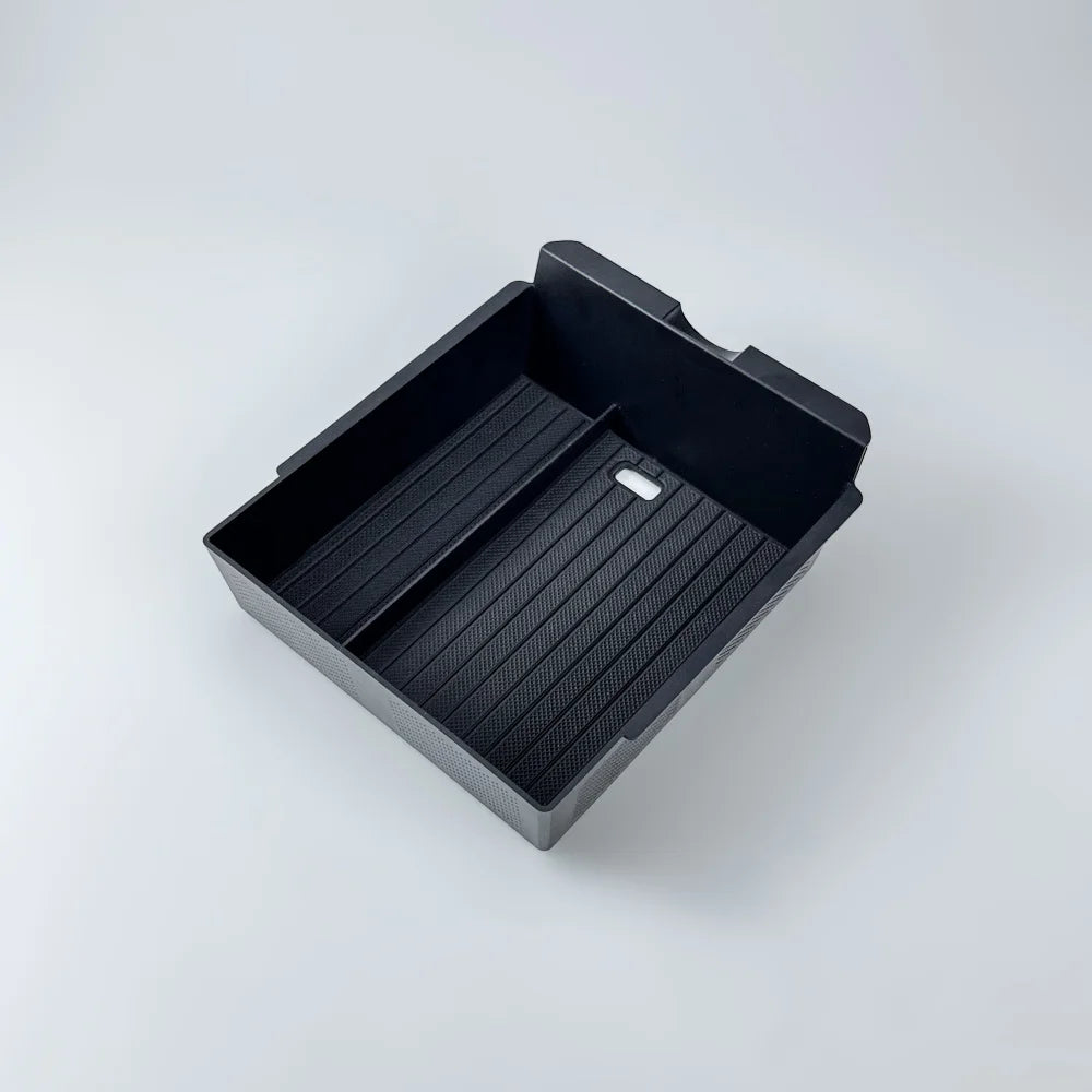 Boîte de rangement pour Console centrale Tesla, nouveau modèle Y 2025, lancement Juniper modèle 3 Highland 2024, boîte d'accoudoir, coussinet supérieur et inférieur en Silicone
