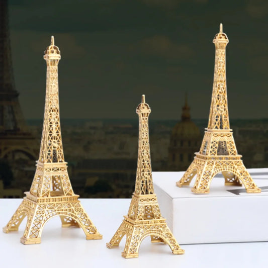Statue de la Tour Eiffel en Fer pour Décoration de Bureau, Figurine Vintage, Support à Gâteau, Ornement de Luxe, Unique