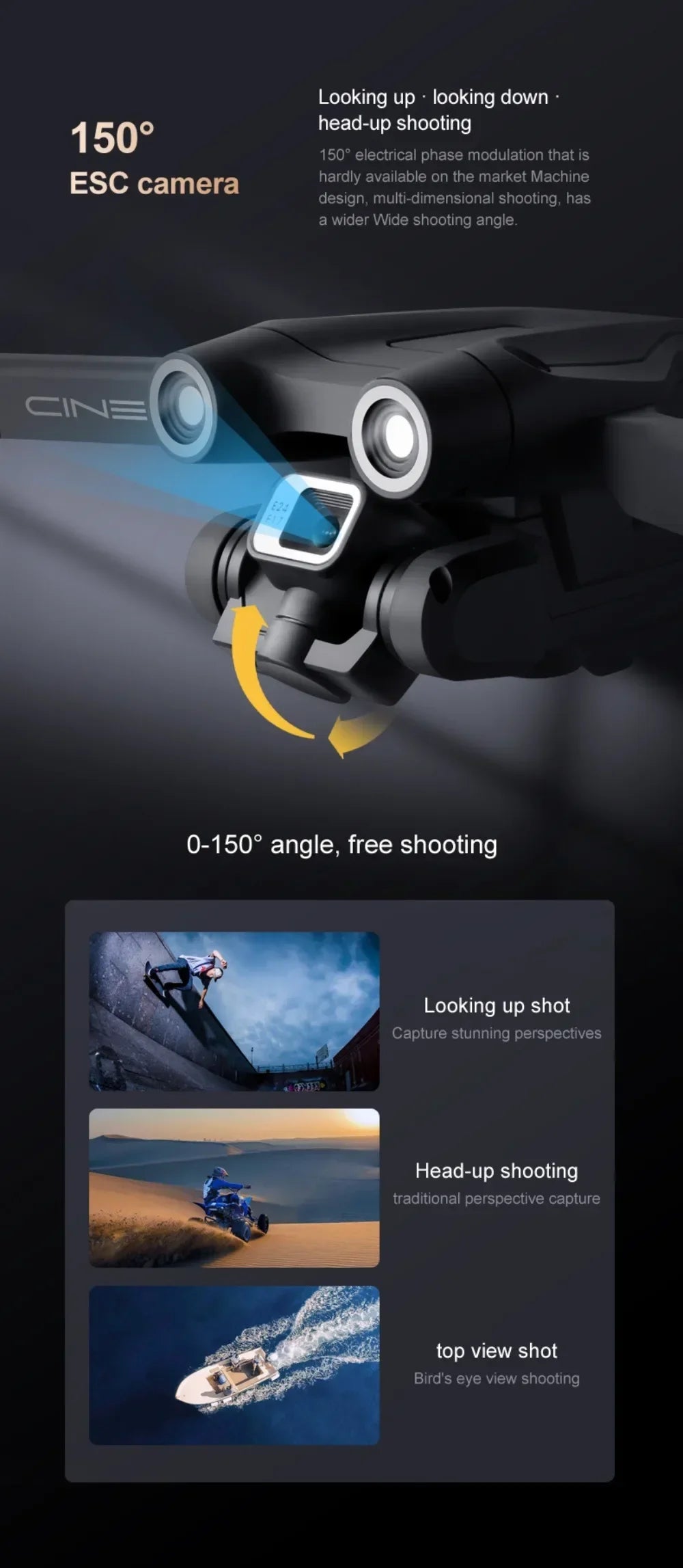 Xiaomi-Drone ATA JIA Z908 Pro /MAX 8K ESC 4K, professionnel, localisation de flux optique, évitement d'obstacles à 3 côtés, jouets quadricoptères