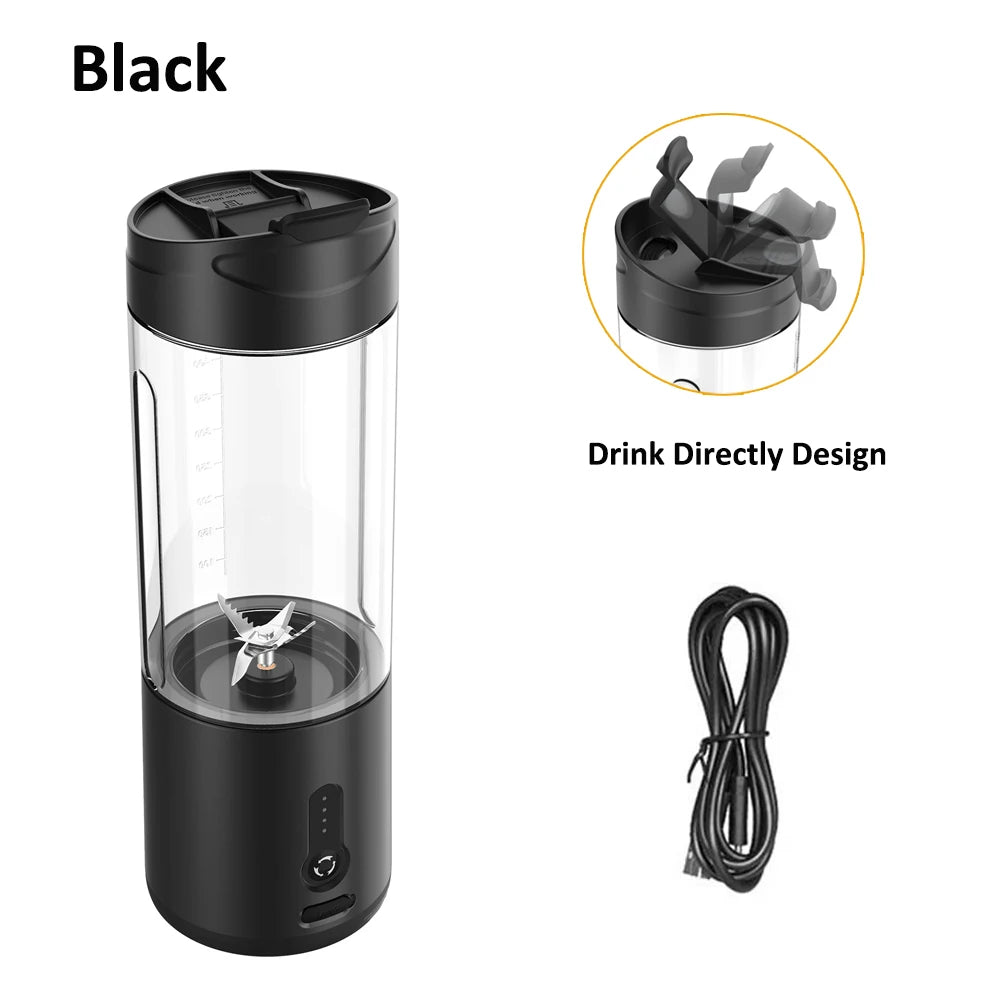 Mini mixeur de fruits électrique portable, mélangeur de jus frais orange, multifonction, aste, portable, centre commercial Ju479, SmUnvétérans wn ie