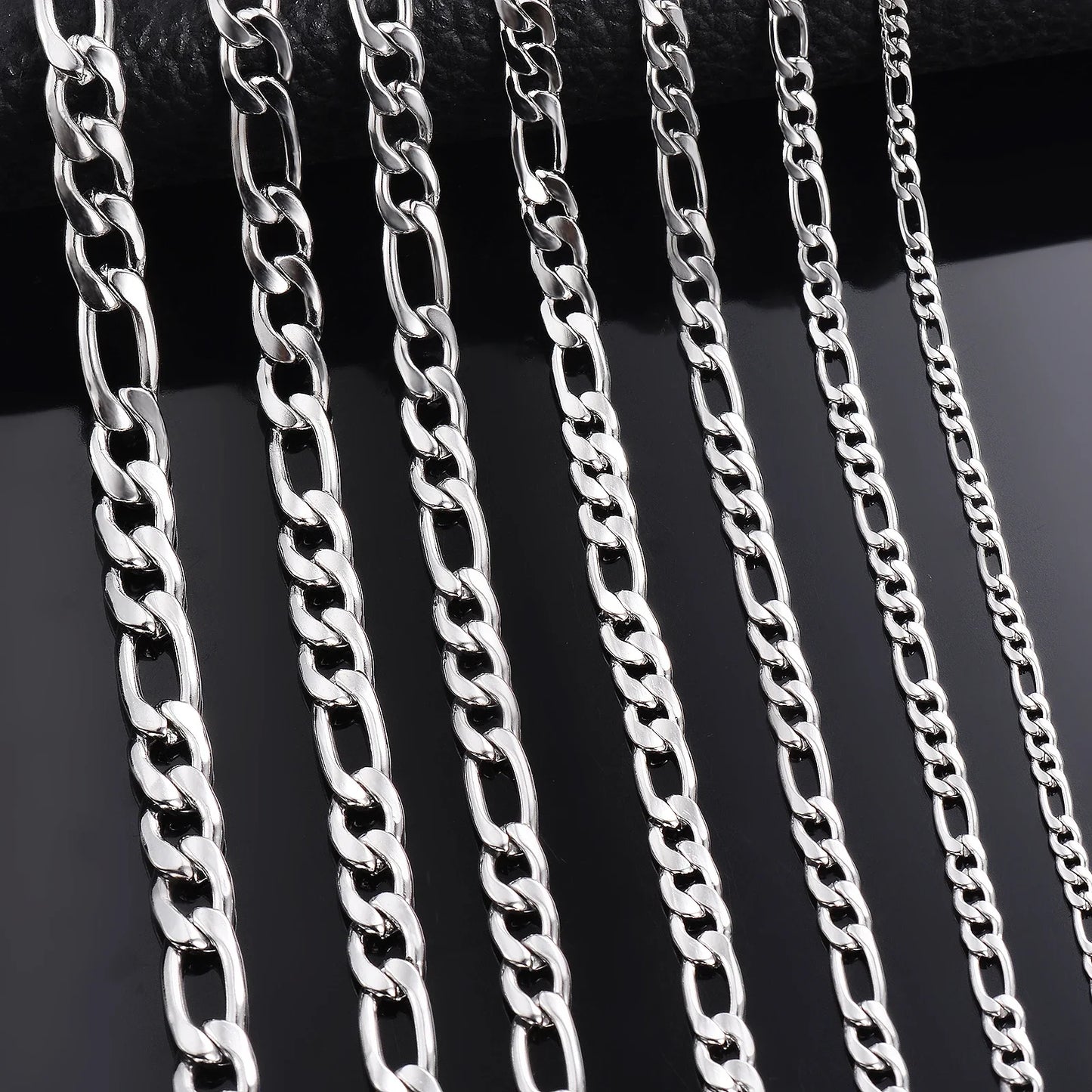 Collier en argent Sterling 925, 2-12mm de largeur 40-75cm, longue chaîne avec fermoir à homard, bijoux de fiançailles pour hommes et femmes, vente en gros