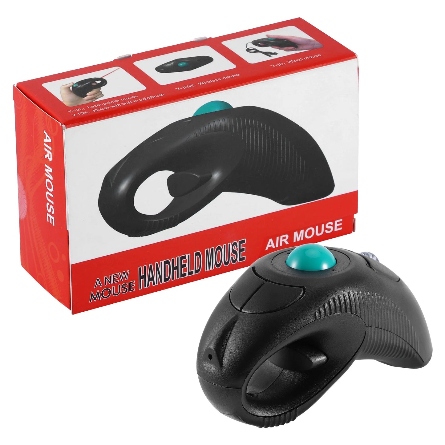 Souris Laser portable ergonomique, commande au pouce, sans fil, optique, filaire, USB, pour ordinateur portable et PC, nouvelle collection