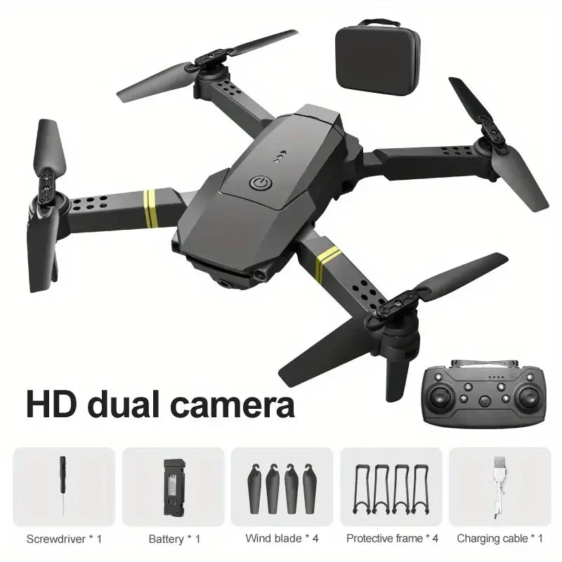 Drone haute définition E88/E58 4K, photographie aérienne, avion RC Intelligent à hauteur fixe, avion à quatre axes, jouets pour enfants garçons