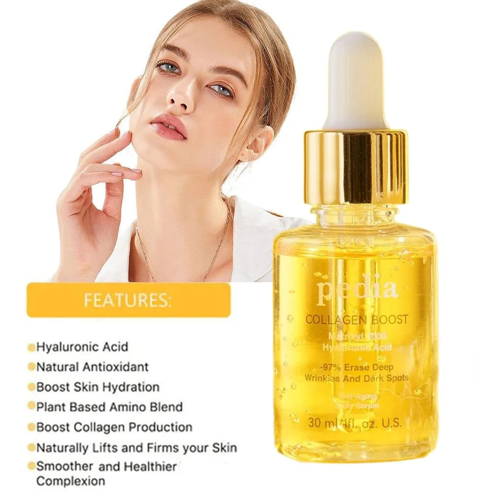 Sérum visage au collagène pour femme, hydratant, boost avancé, liaison, essence, soins du visage