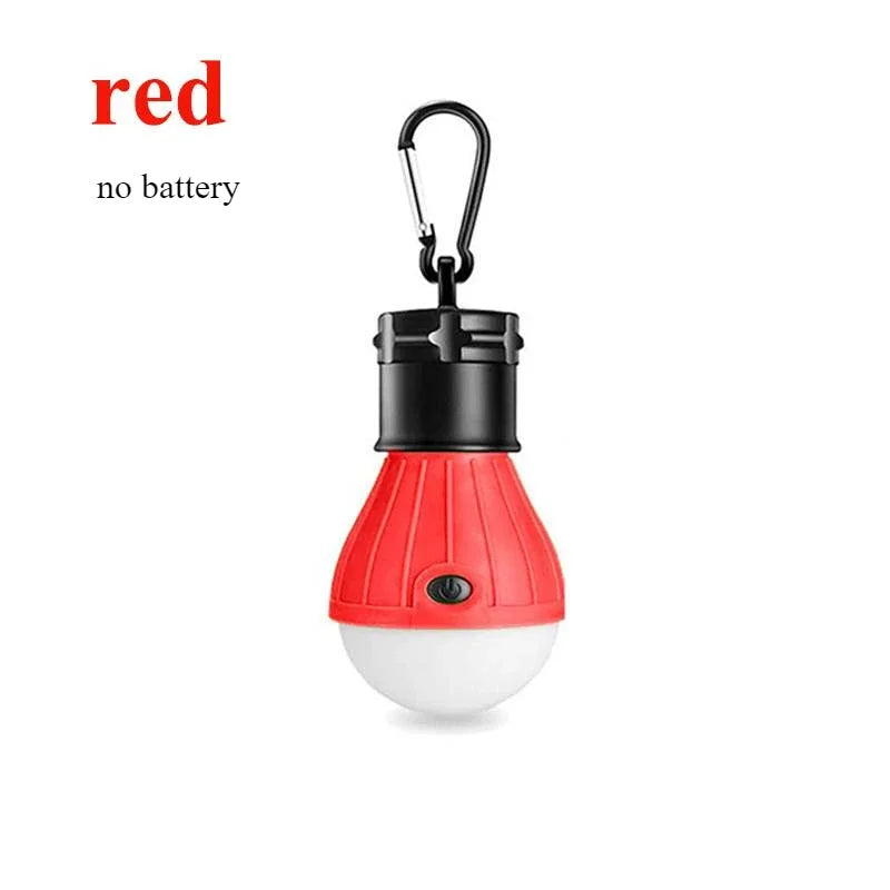 Lampe de tente extérieure Ampoule LED Lampe à crochet portable Lampe de camping adaptée aux sacs à dos extérieurs Voyant d'avertissement de sécurité pour enfants