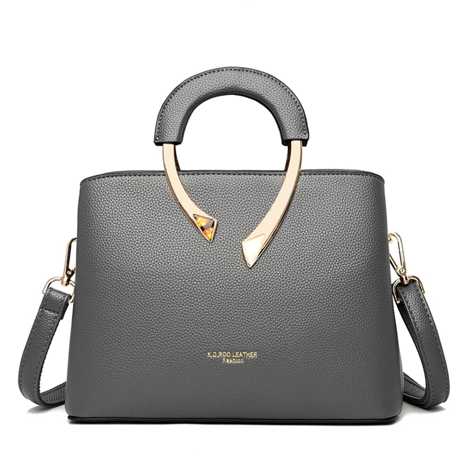 VANDERWAH véritable haute qualité en cuir fourre-tout décontracté sacs à main de luxe femmes sacs concepteur épaule sacs à bandoulière pour les femmes 2024