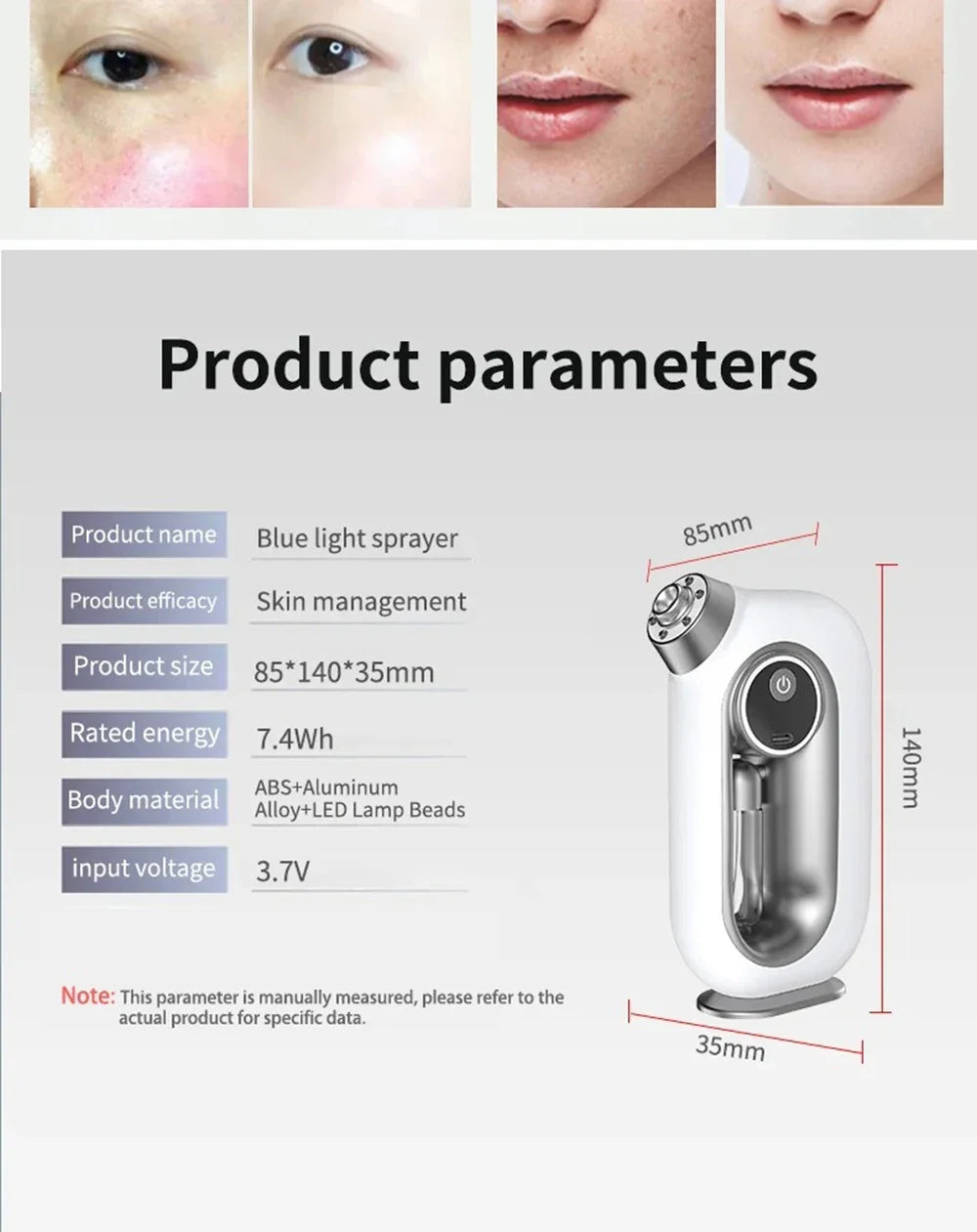 Pulvérisateur de brume hydratant pour la peau du visage, aérographe, nettoyage en profondeur du visage, injecteur d'oxygène, compresseur de brosse à Air sans fil