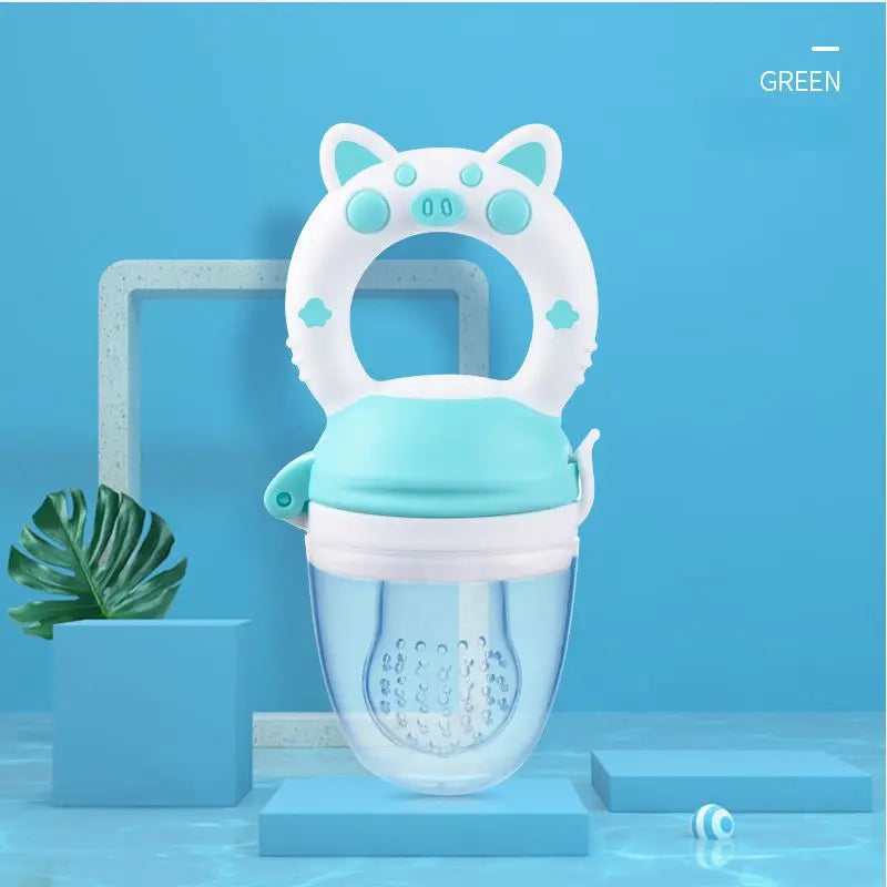 Cuillère d'alimentation pour bébé, extracteur de jus, tasse de sucette, molaires, biberon en Silicone, gomme, fruits, légumes, morsure, manger auxiliaire