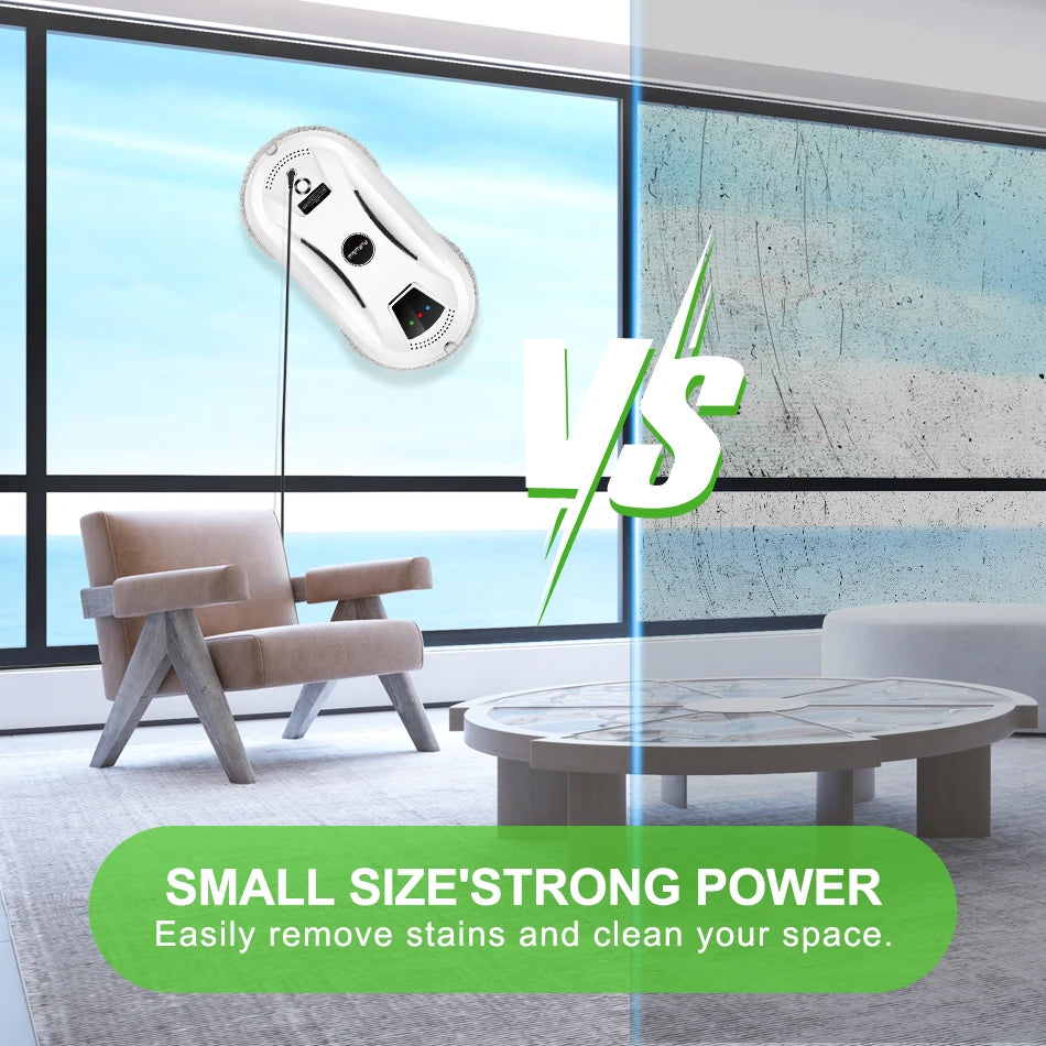 PuRuiKai Robot aspirateur Ultra mince nettoyage de vitres robot fenêtre électrique verre limpiacristales télécommande pour la maison