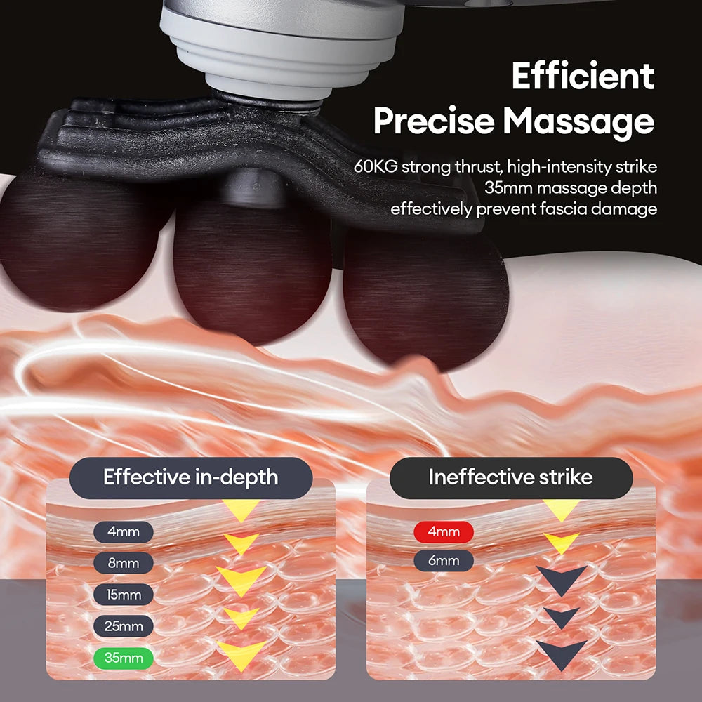 Pistolet de Massage corporel à vibrations haute fréquence, 22 têtes, masseur de dos et de taille, masseur de cou et d'épaule, masseur musculaire