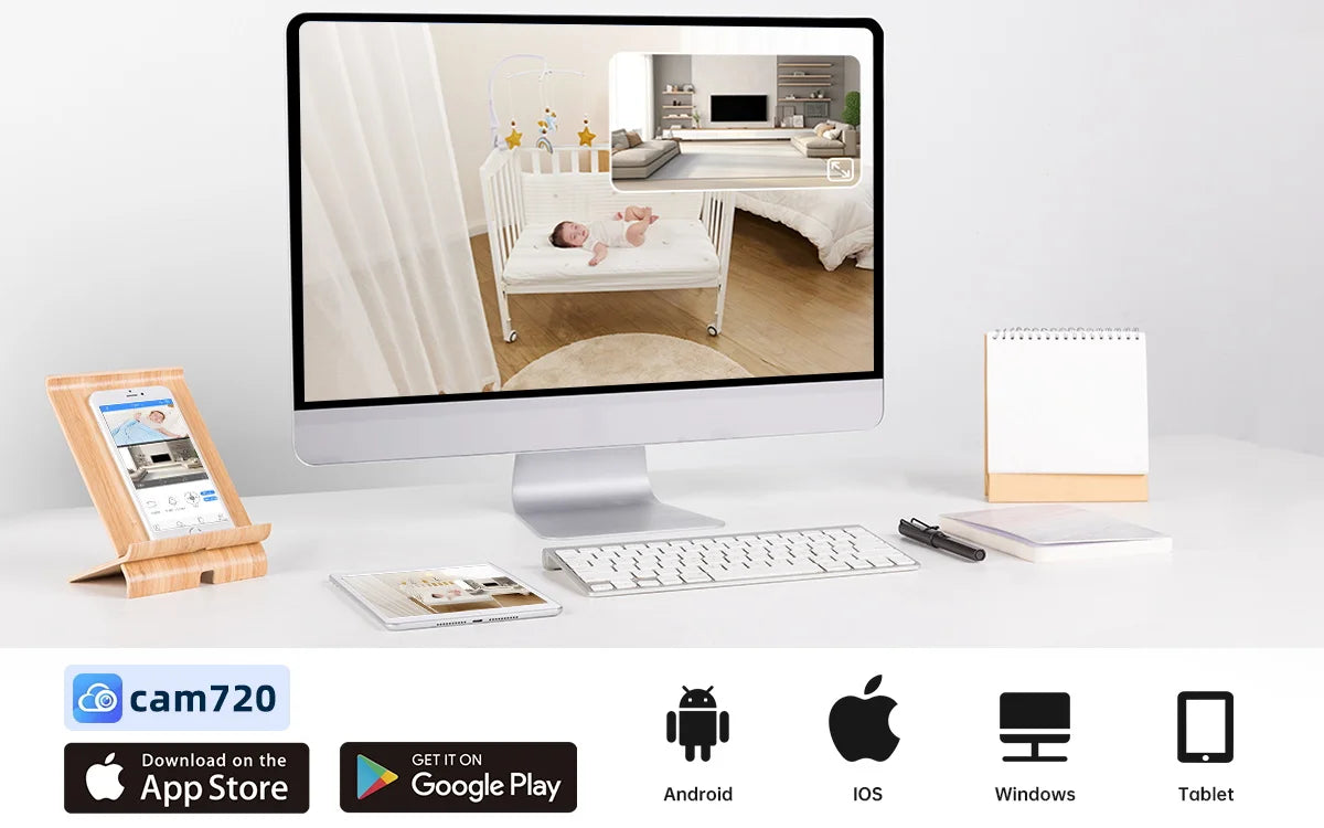 Lenovo 4K WiFi caméra de Surveillance 5G Wifi extérieur double objectif PTZ caméras IP suivi automatique Audio vidéo ONVIF sécurité CCTV caméra