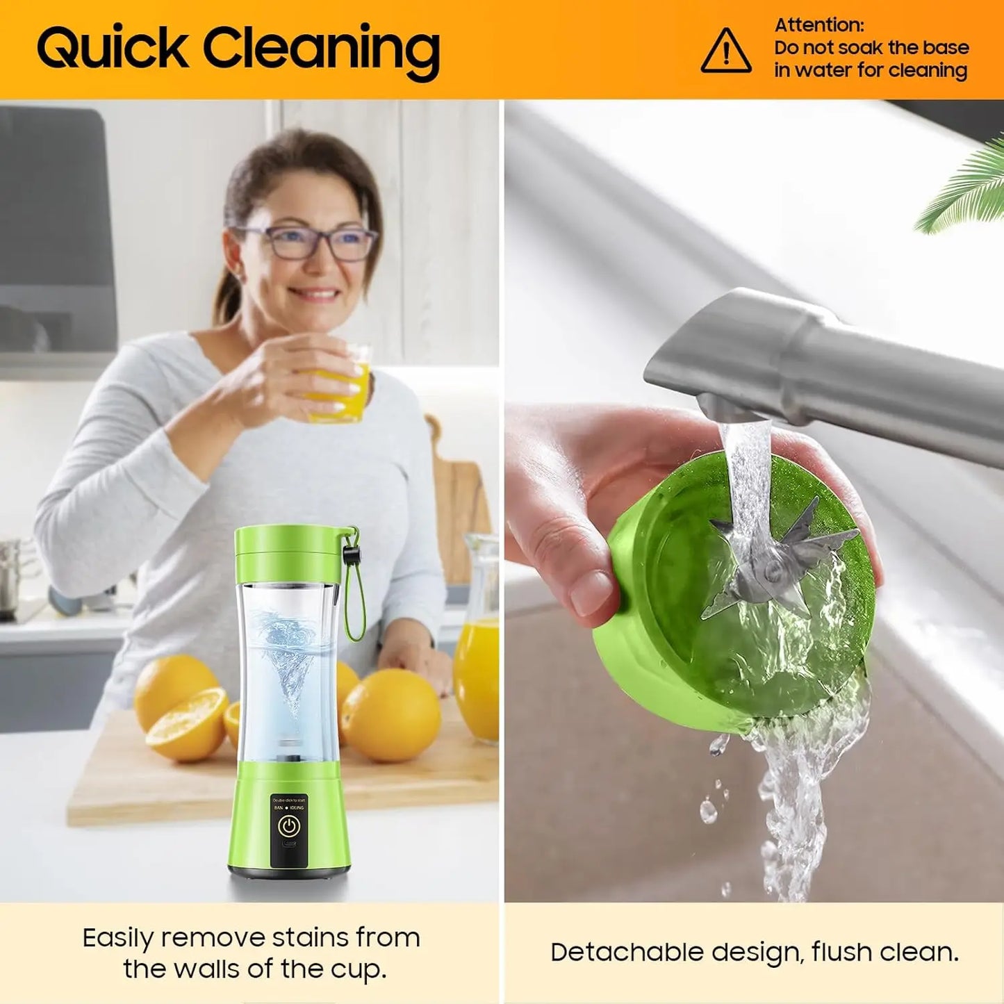 Presse-agrumes électrique Mini mélangeur Portable mélangeurs de fruits extracteurs de fruits multifonction fabricant de jus Machine mélangeur Smoothies mélangeur
