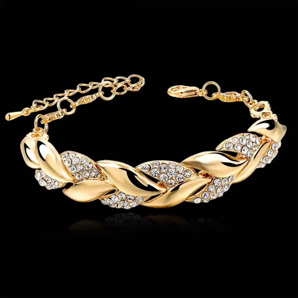 Bracelet en argent Sterling 925 pour femmes et filles, élégant, en cristal, cadeau d'anniversaire, bijoux tendance, nouvelle collection