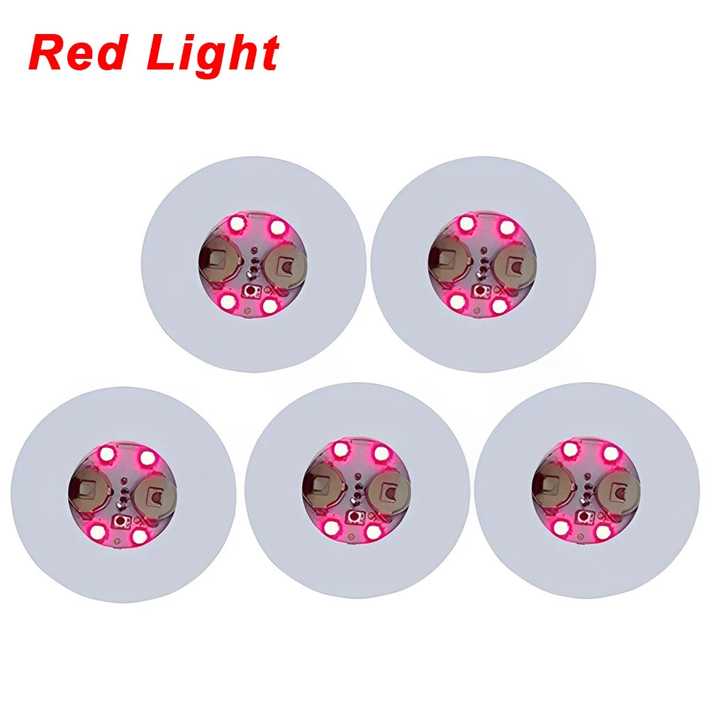 Autocollants de bouteille colorés Shoous Cowijk, lumières LED pour cocktail, maison, fête de mariage, décoration de table de Noël, 3 modes, 1 pièce, 5 pièces