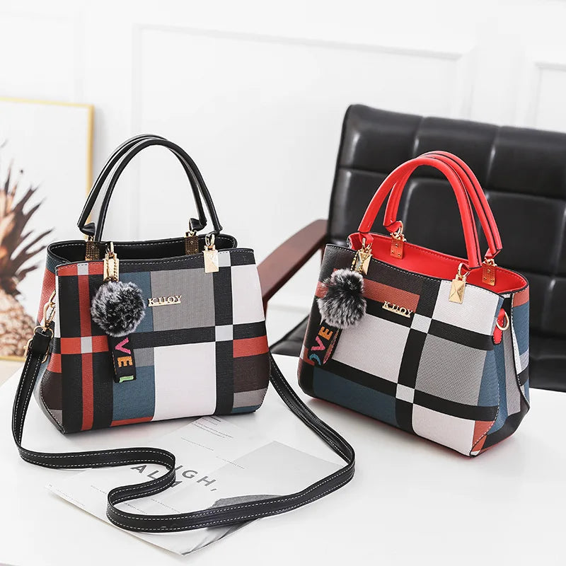 Sacs à bandoulière décontractés en cuir PU pour femmes, sac à main fourre-tout de luxe pour dames, grande capacité, sac initié au voyage