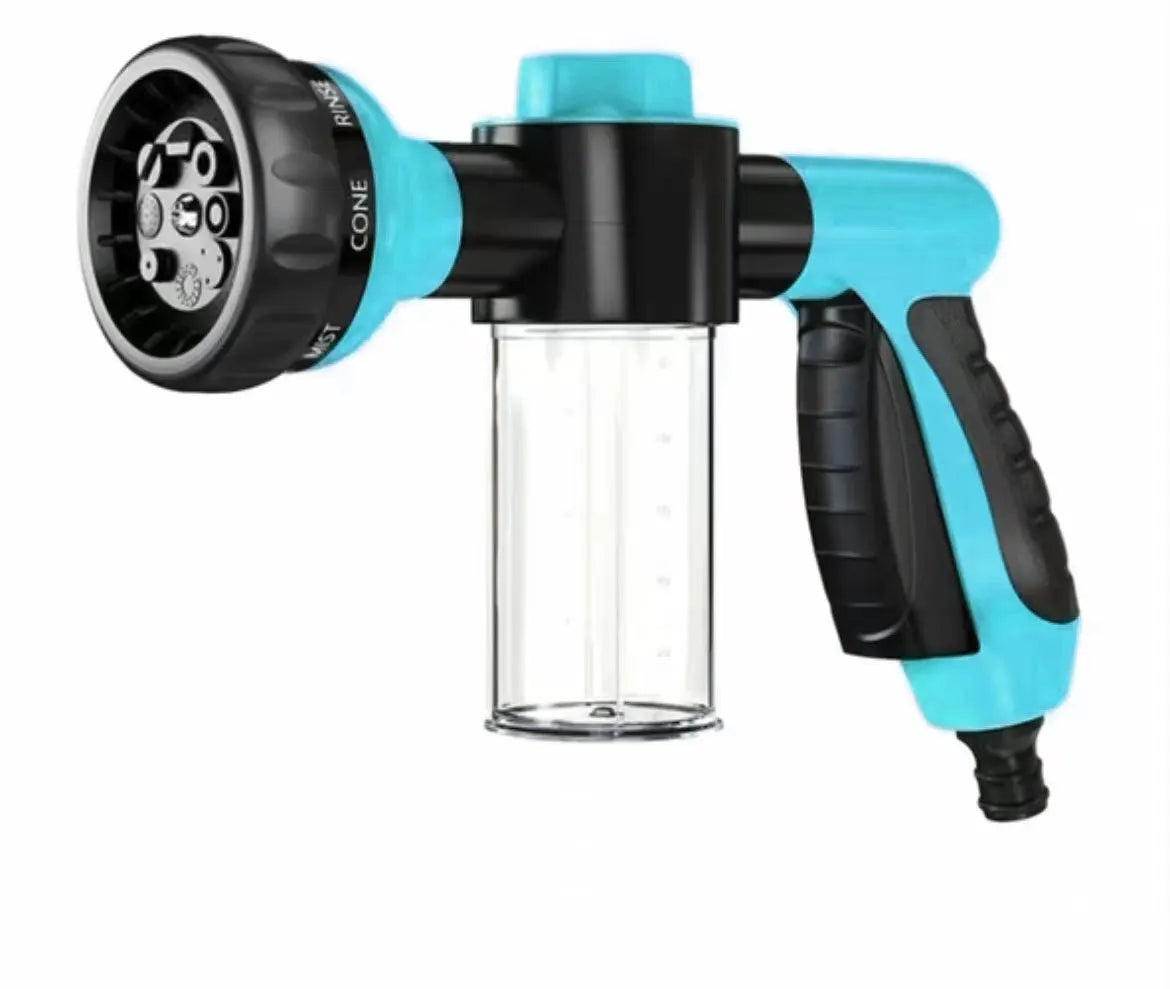 Buse de pulvérisation à haute pression, tuyau, pistolet de douche pour chien, 3 modes réglables, lavage des animaux domestiques, bain de nettoyage, mousse d'eau, savon, outil de nettoyage pour chien